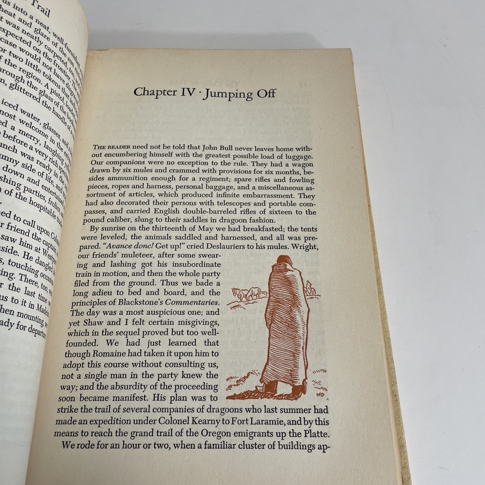 The Oregon Trail Illustrated by Maynard Dixon. 1943 Limited Edition Book Club.