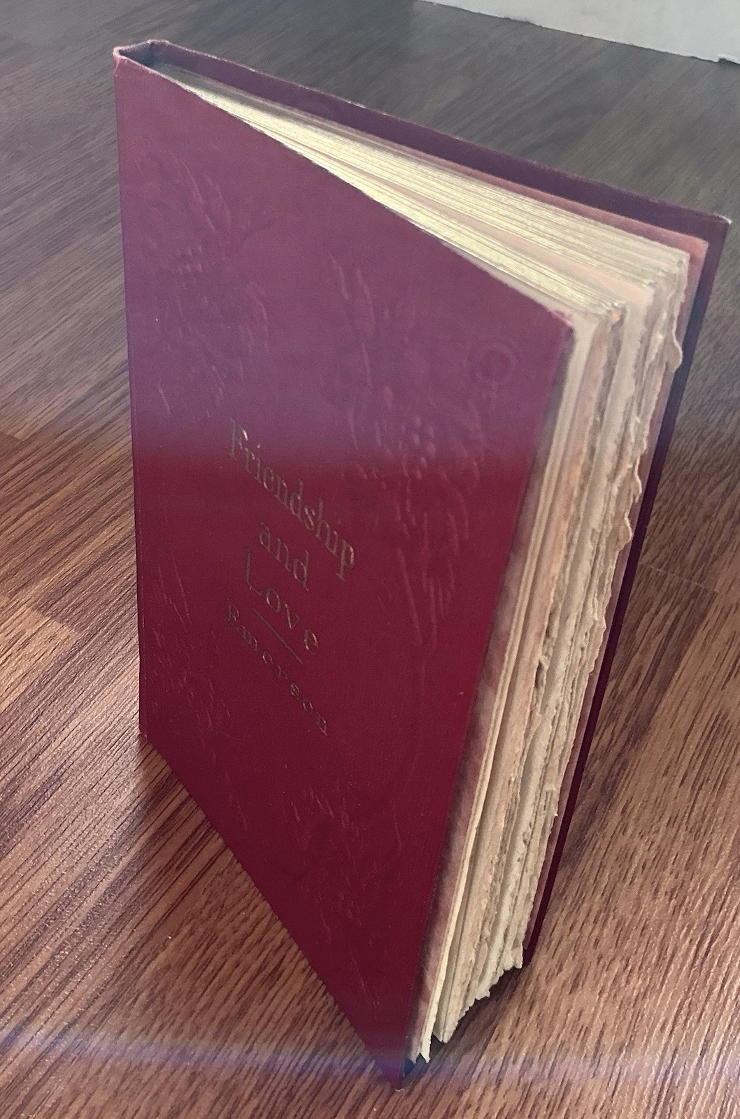 FRIENDSHIP AND LOVE Ralph Waldo Emerson 1921 Nice Little Gift Book