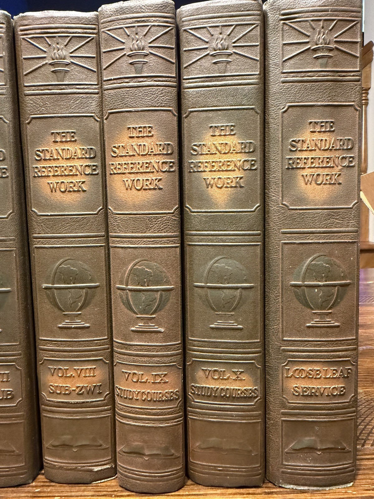 1927 Standard Ref Work Encyclopedia Complete 11 Vol Set Illustrated Home School