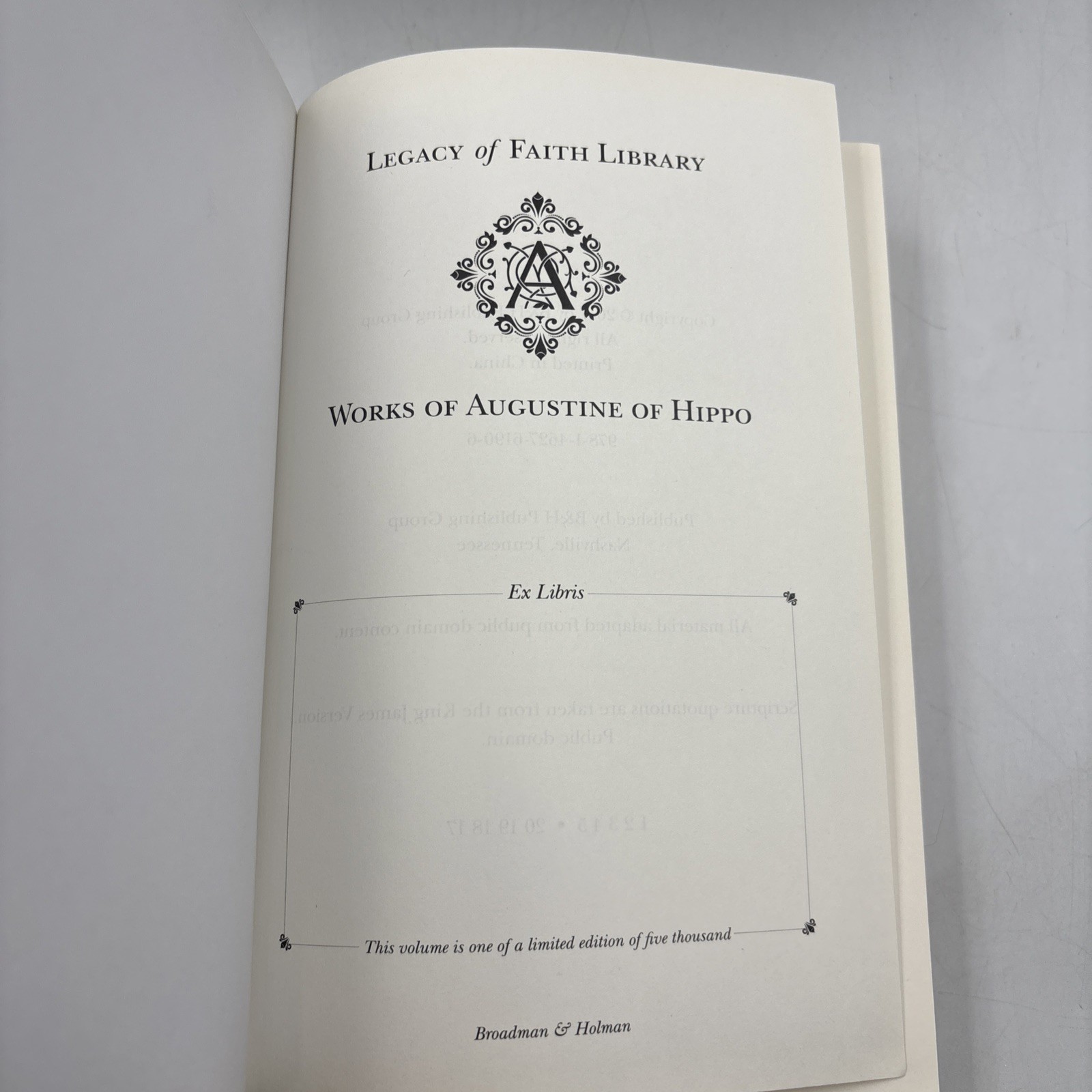 Broadman & Holman Legacy of Faith Library 8 Vols Limited Edition Leather Books