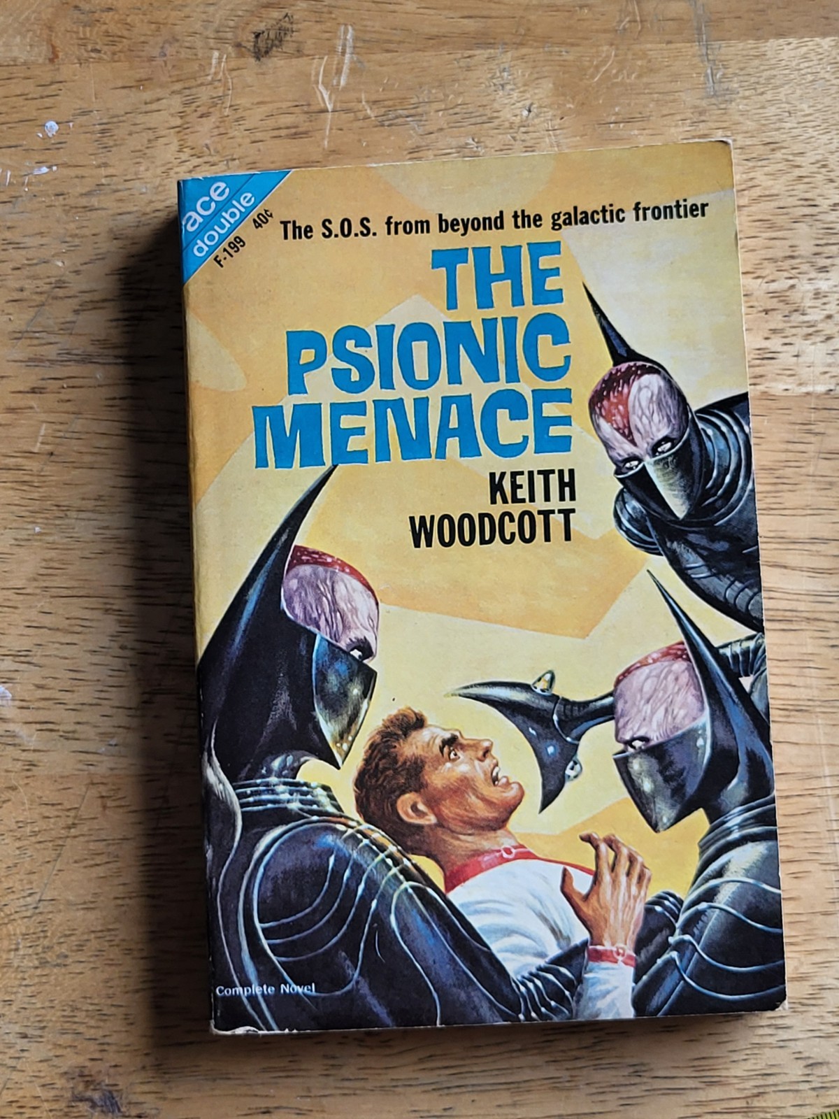 Captives of the Flame (Delany)+ The Psionic Menace (Brunner) Ace Double F199