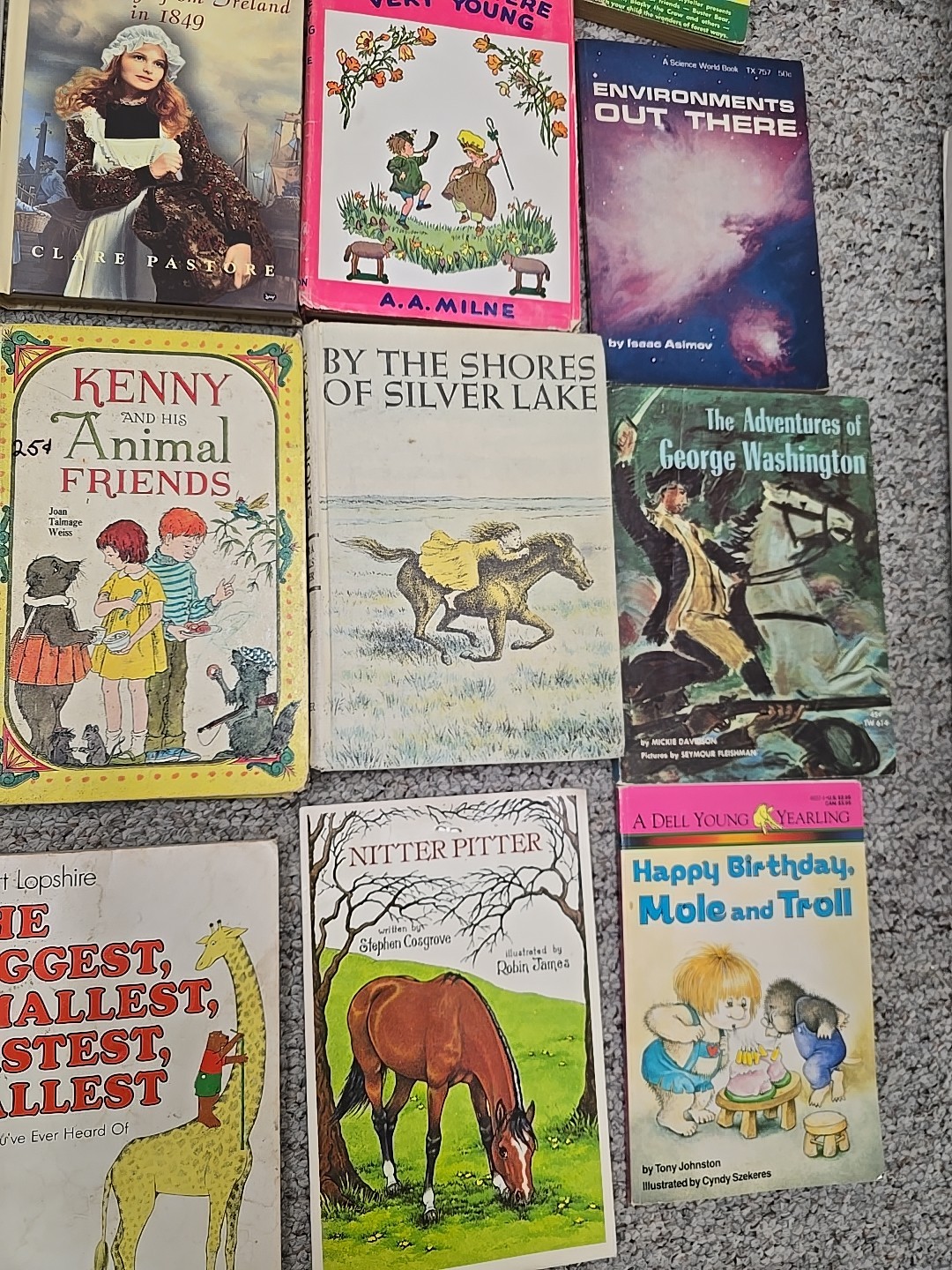 Lot of 16 Vintage Mixed Authors Paperback & Hardcover Children’s Story Books
