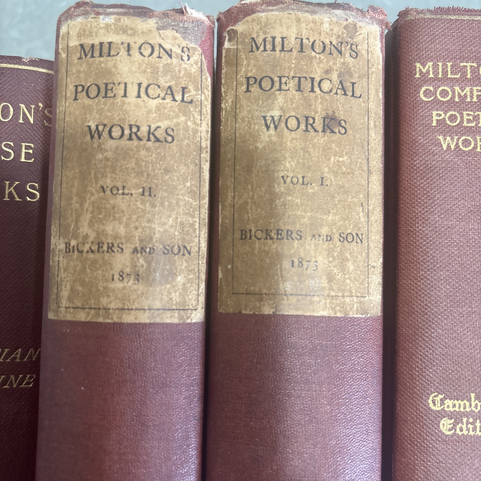 John Milton’s Antique Book Lot