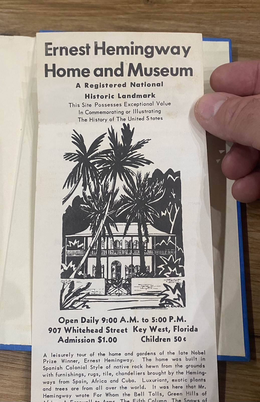 RARE Hardcover Book ERNEST HEMINGWAY To Have And Have Not FROM THE MUSEUM