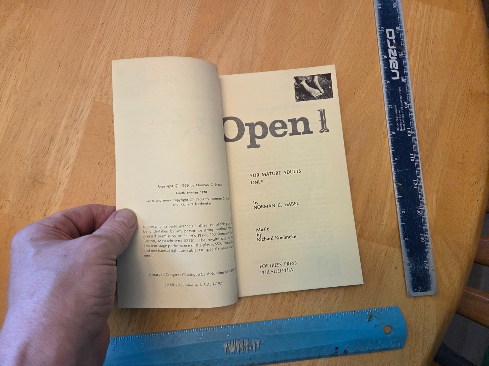 For Mature Adults Only by Norman C. Habel – 1970 Fortress Press Trade Paperback