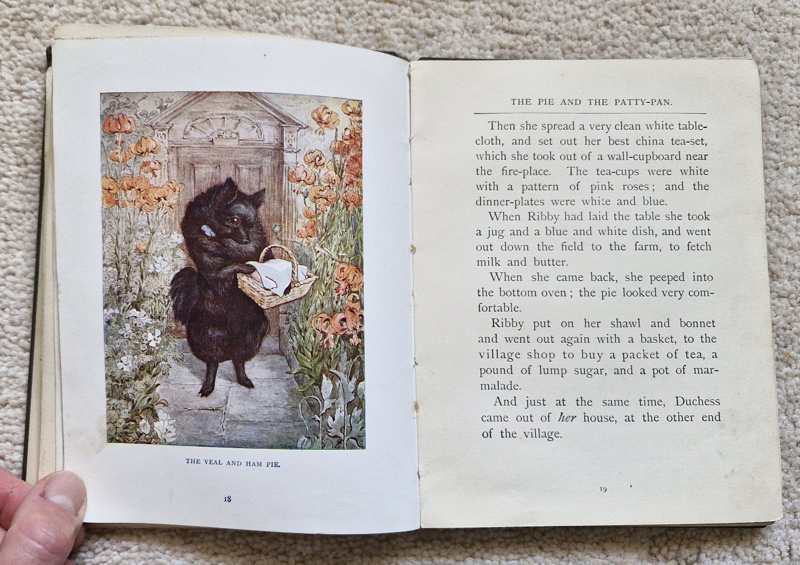 The Pie And The Patty-Pan By Beatrix Potter, 1st Edition, 1905, Frederick Warne