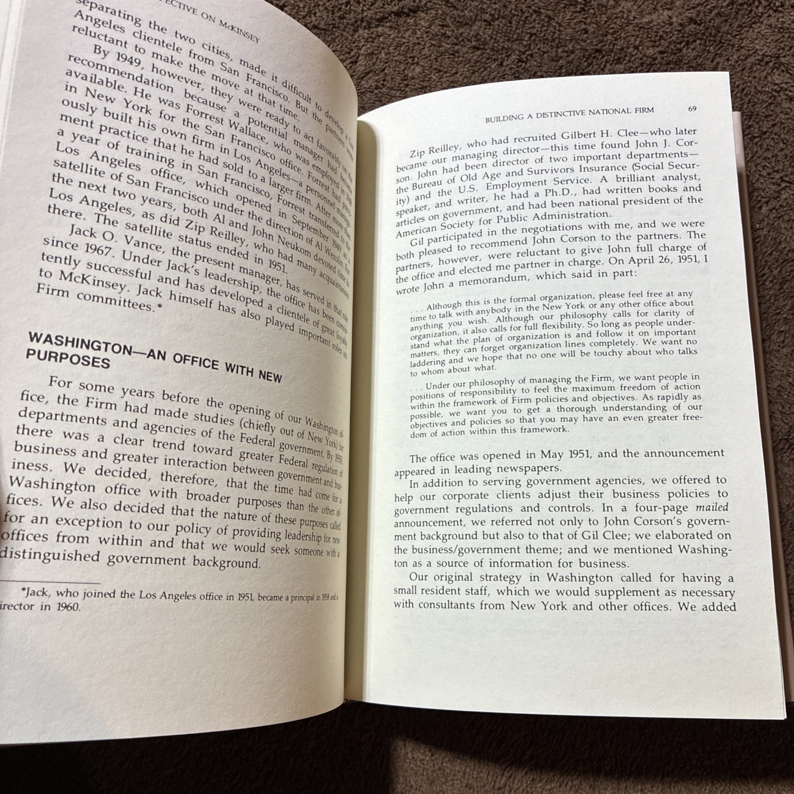 Perspective on McKinsey by Marvin Bower 2004 HC / DJ