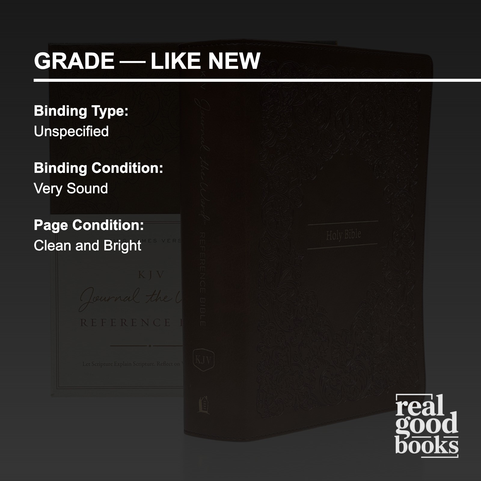 2018 Journal the Word. Reference Bible. KJV. Brown Leathersoft Like New!