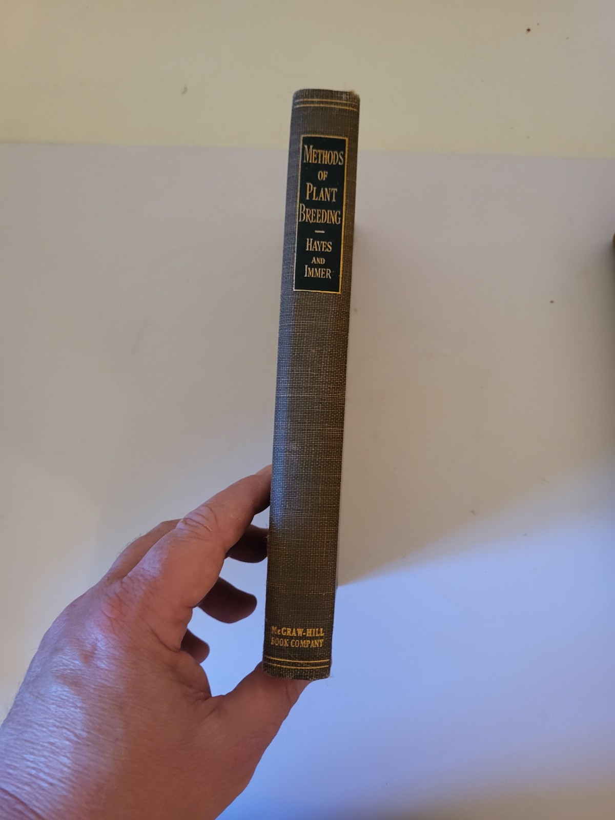 Methods of Plant Breeding by Hayes and Immer- First Edition (1942)