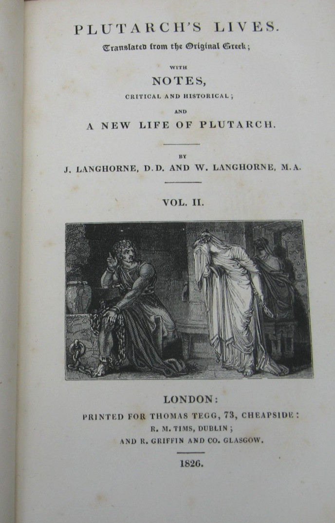 9 Antique Leather Decorative Books- Georgian Victorian Plutarch