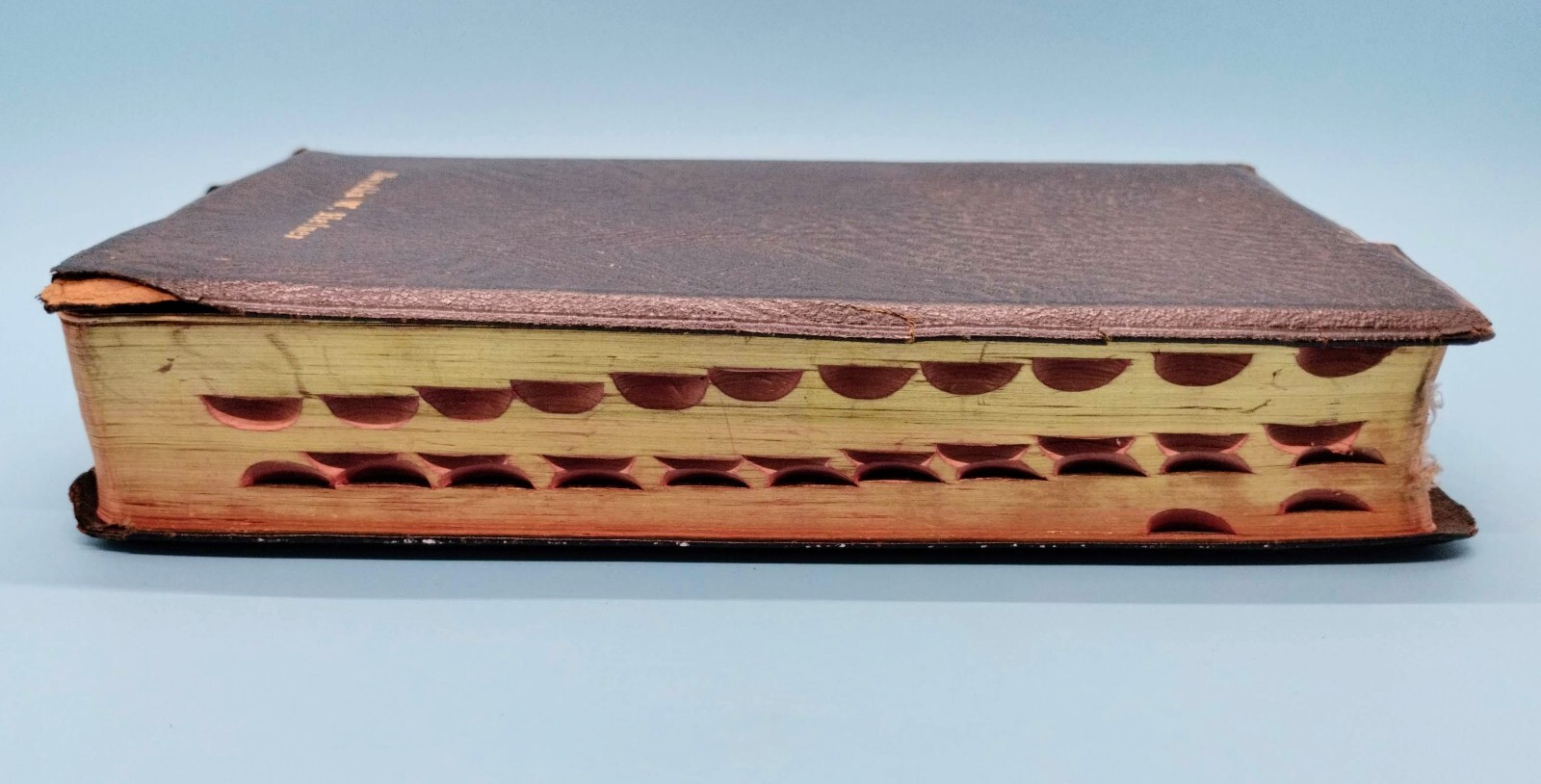 Oxford KJV Holy Bible Brevier 16mo Indexed India Paper Persian Silk Sewed