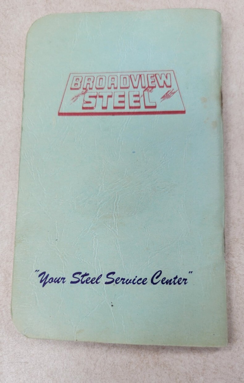 Broadview Steel Warehouse Supply Catalog Lubbock, Texas 48 pg. VTG