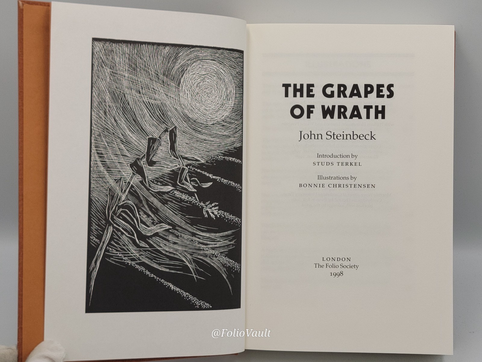 The Grapes of Wrath – John Steinbeck – Folio Society – 1998 1st edition