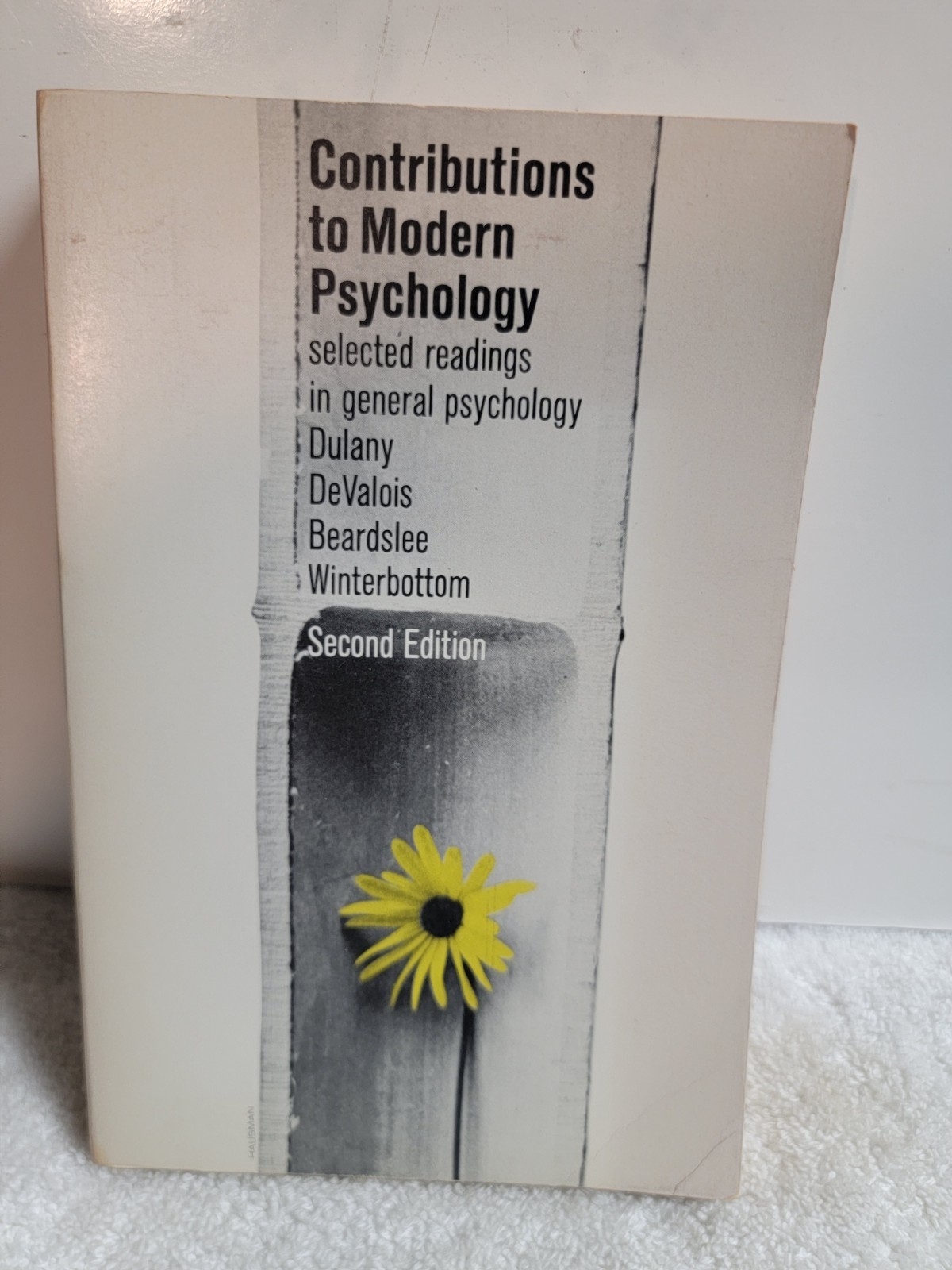 Contributions to modern psychology 1963 2nd ed. Dulany, DeValois, Beardslee