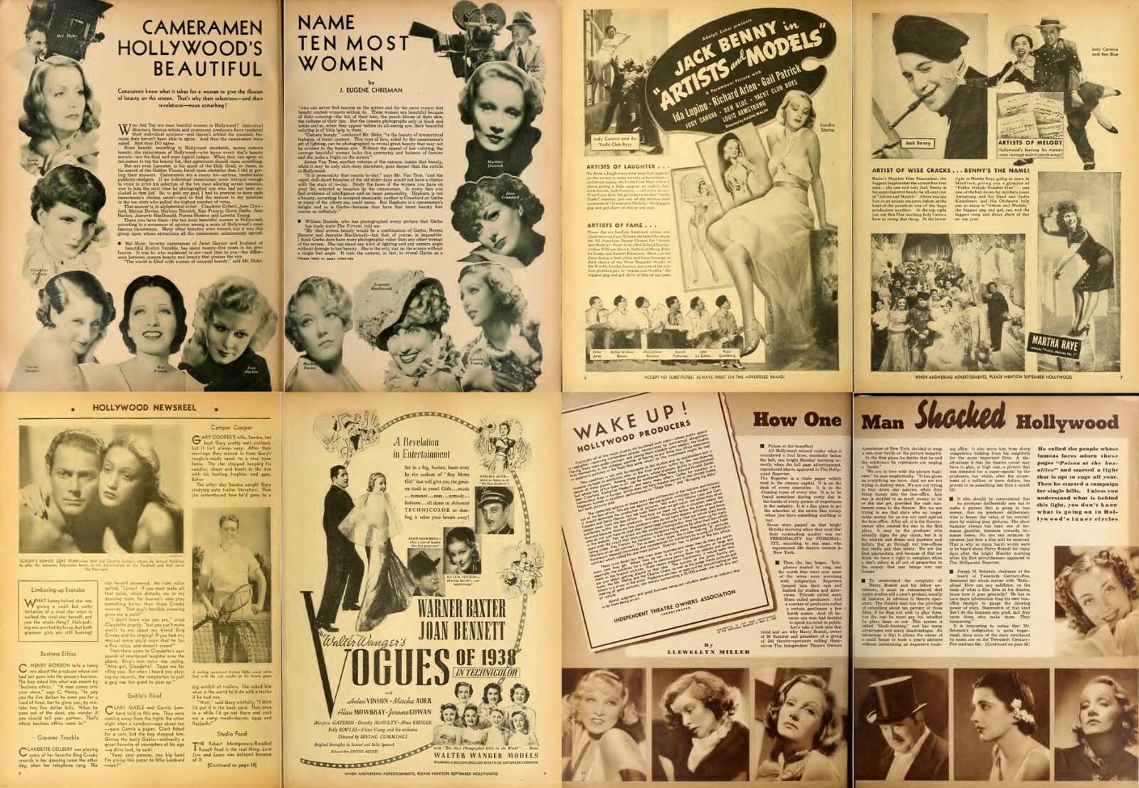 108 Old Issues of Hollywood – Golden Age Movies Fan Magazine (1934-1943) on DVD