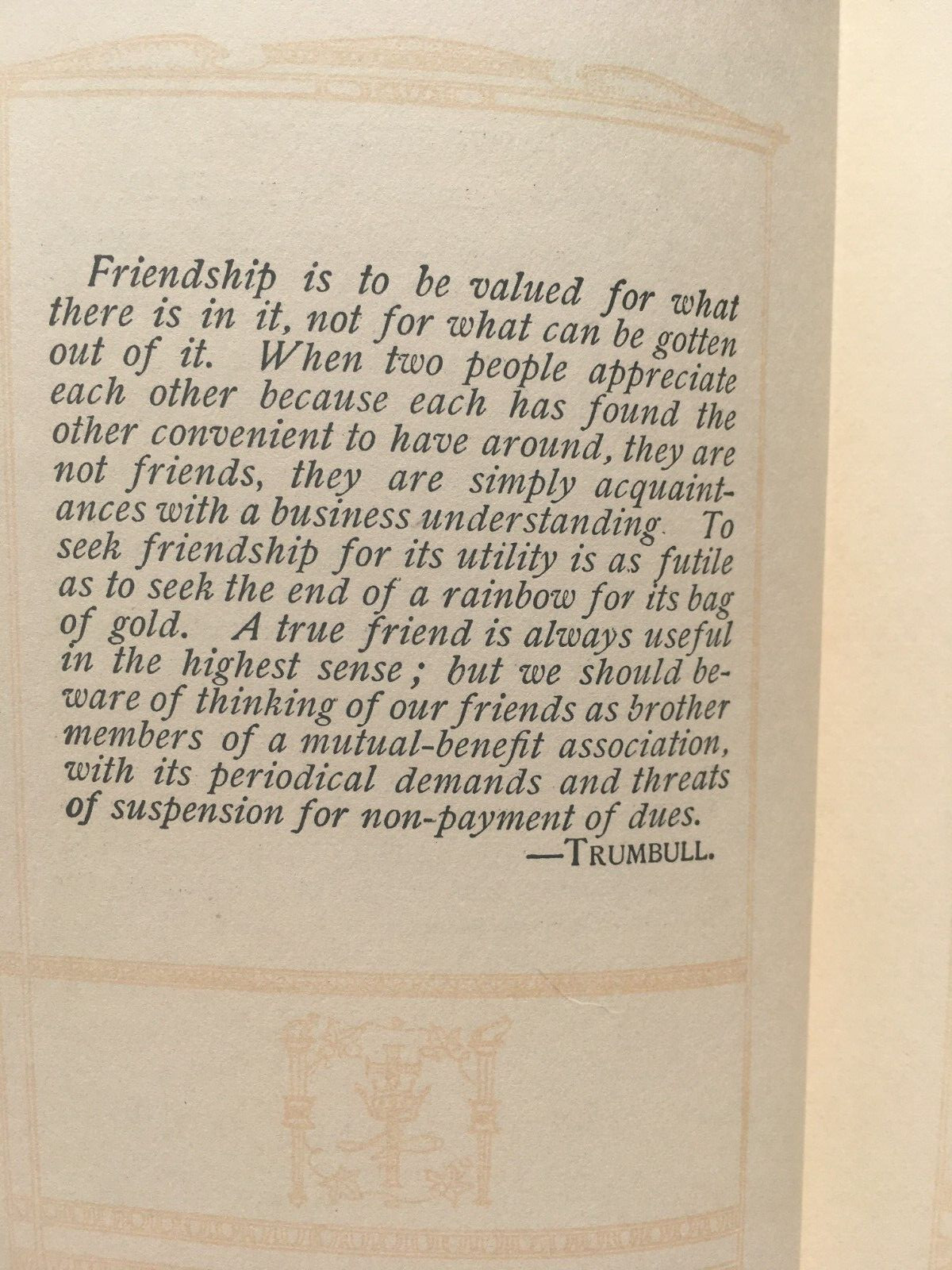 1904 Antique CHRISTIAN FRIENDSHIP Book CHOICE OF FRIENDS How to Build THE REWARD