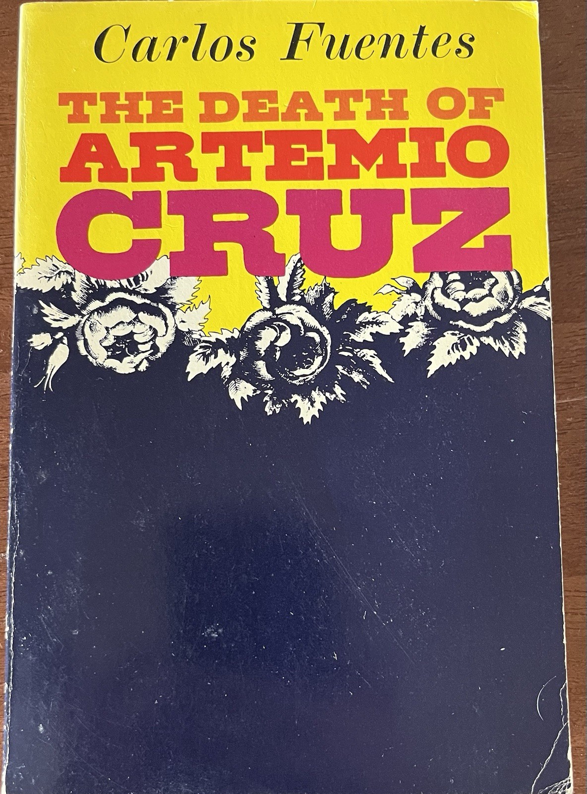 CARLOS FUENTES The Death Of Artemio Cruz 1980 Vintage Trade Softcover Novel Book