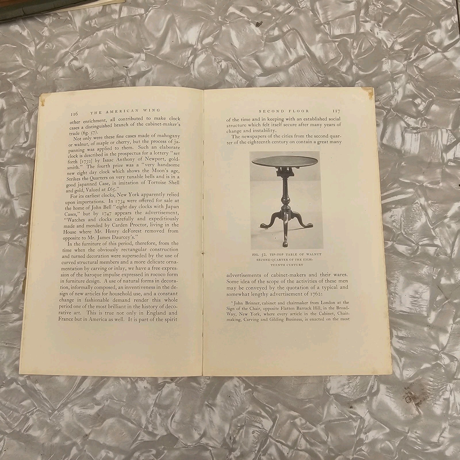 Metropolitan Museum of Art The American Wing Book 1925 Halsey Exhibition