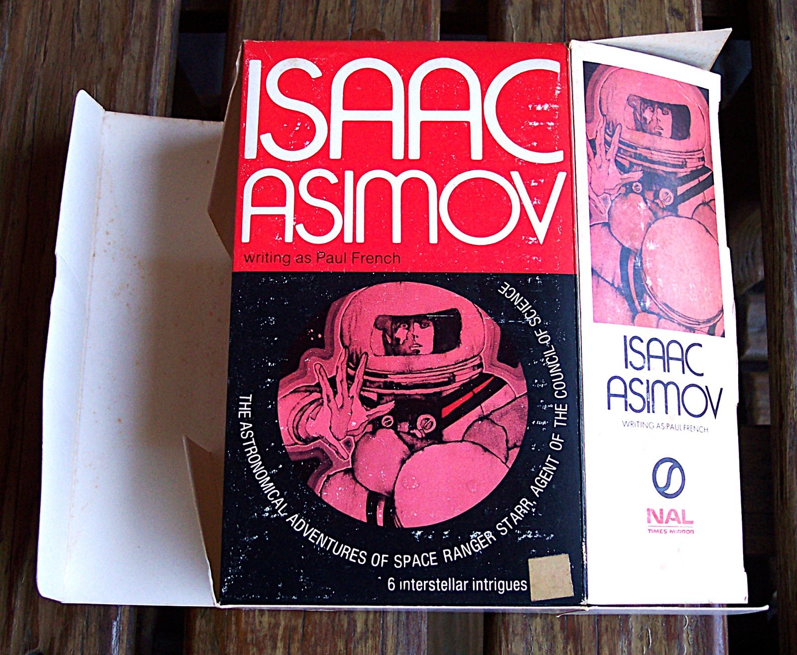 LUCKY STARR 6 Book Boxed Set Isaac Asimov as Paul French 1970s Sci-Fi