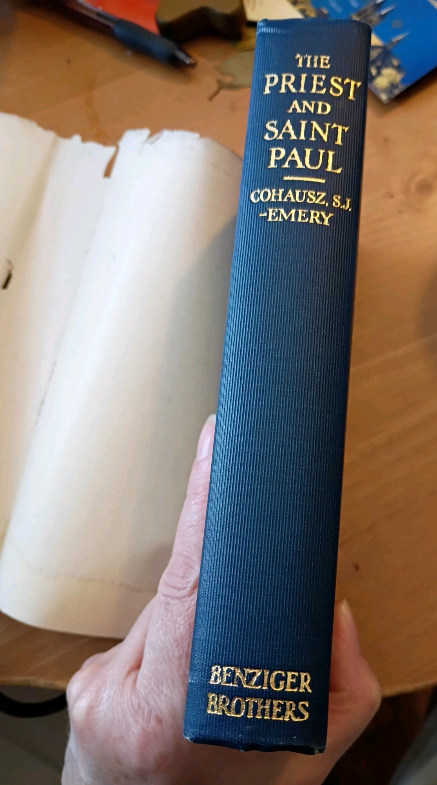 The Priest And Saint Paul 1927 HC/DJ Otto Cohausz Benziger Brothers 1st Edition