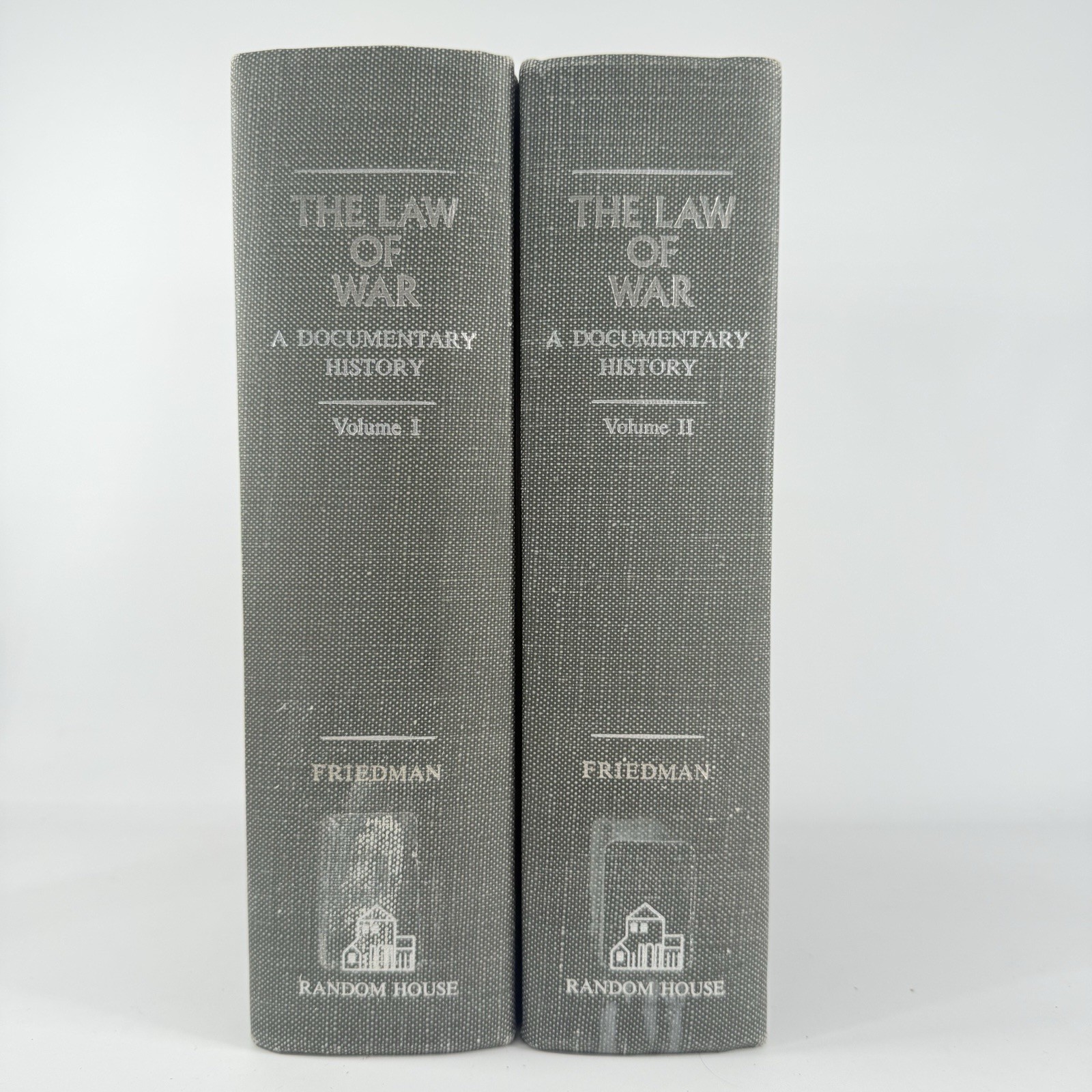 The Law of War Leon Friedman A Documentary History Vols 1 & 2 1st Edition 1972