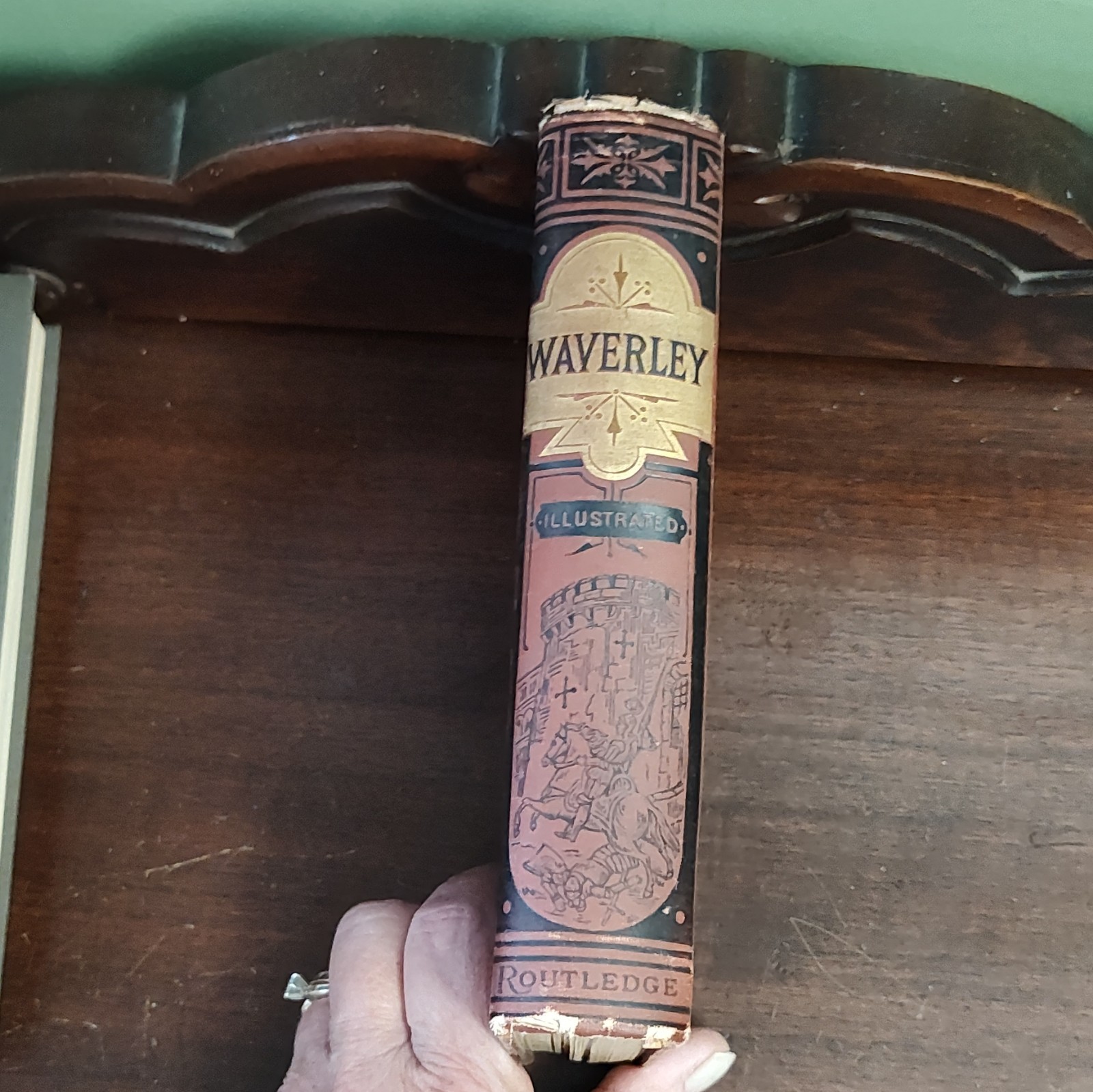 Sir Walter Scott Waverley; Or, ‘Tis Sixty Years Since HC Illustrated Routledge