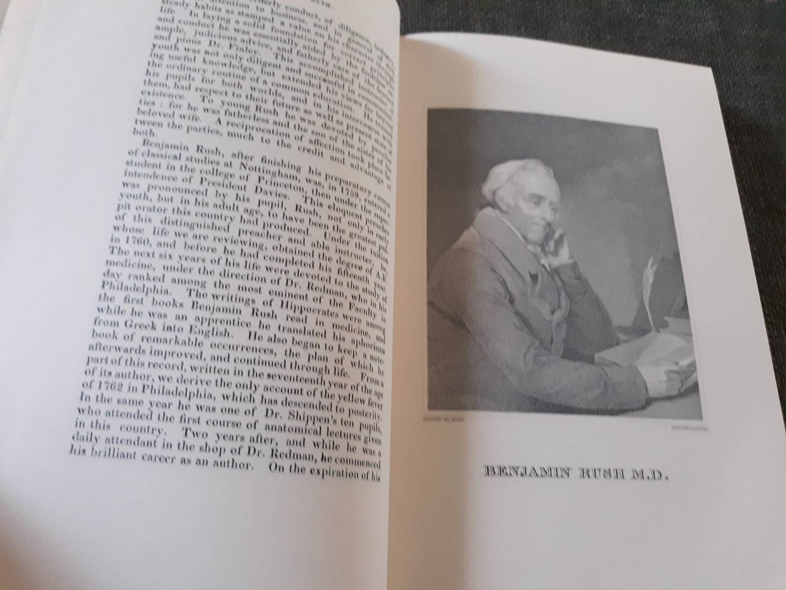 American Medical Biography, James Thacher, 1967 HC 2 Vol. Reprint X-lib.