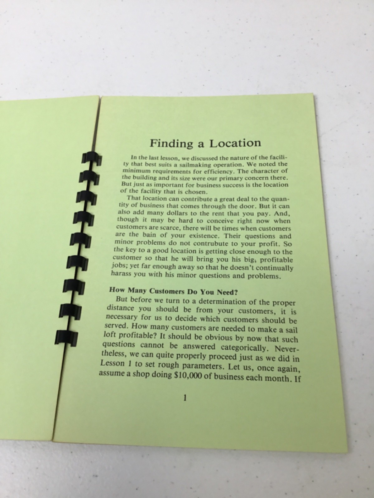 Vtg The Sailmaker’ Series. Spiral Bound, Illus. Unit 1: 1-9 Unit IV: L:2