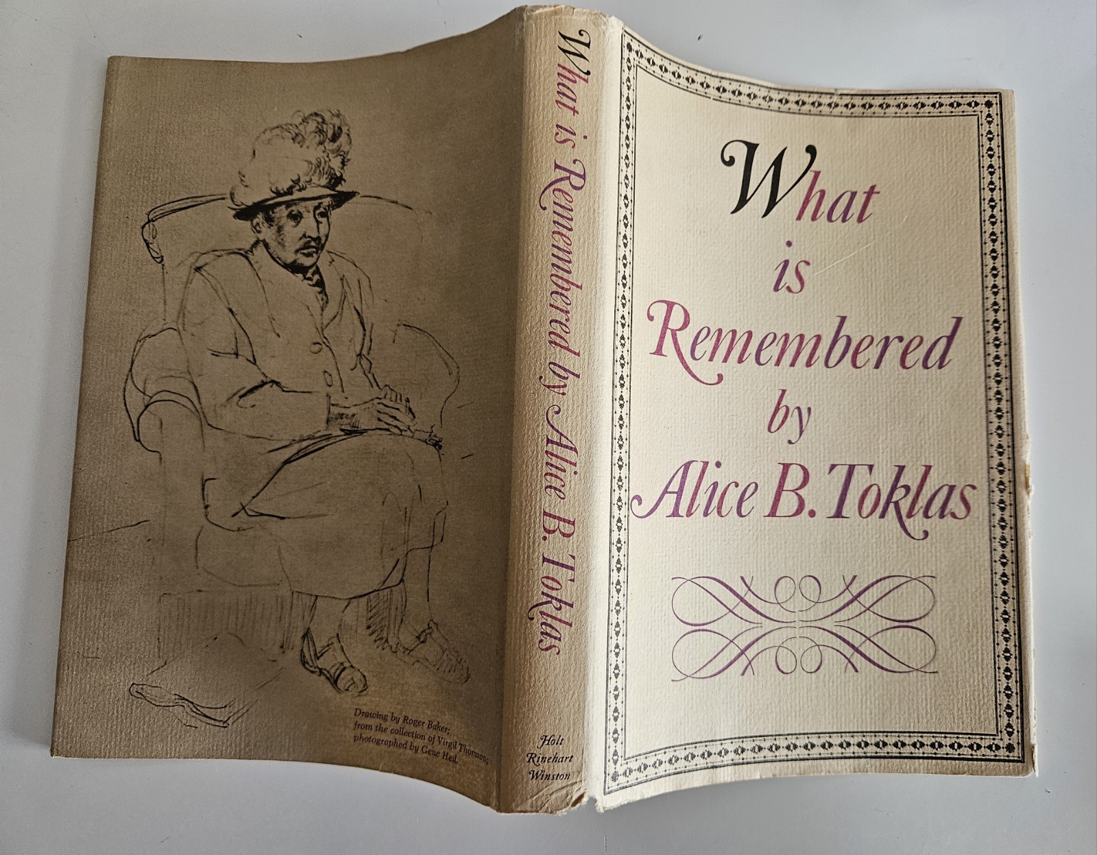 Alice B. Toklas Lot: Cook Book 1954 Harper DJ + What Is Remembered 1st Ed DJ