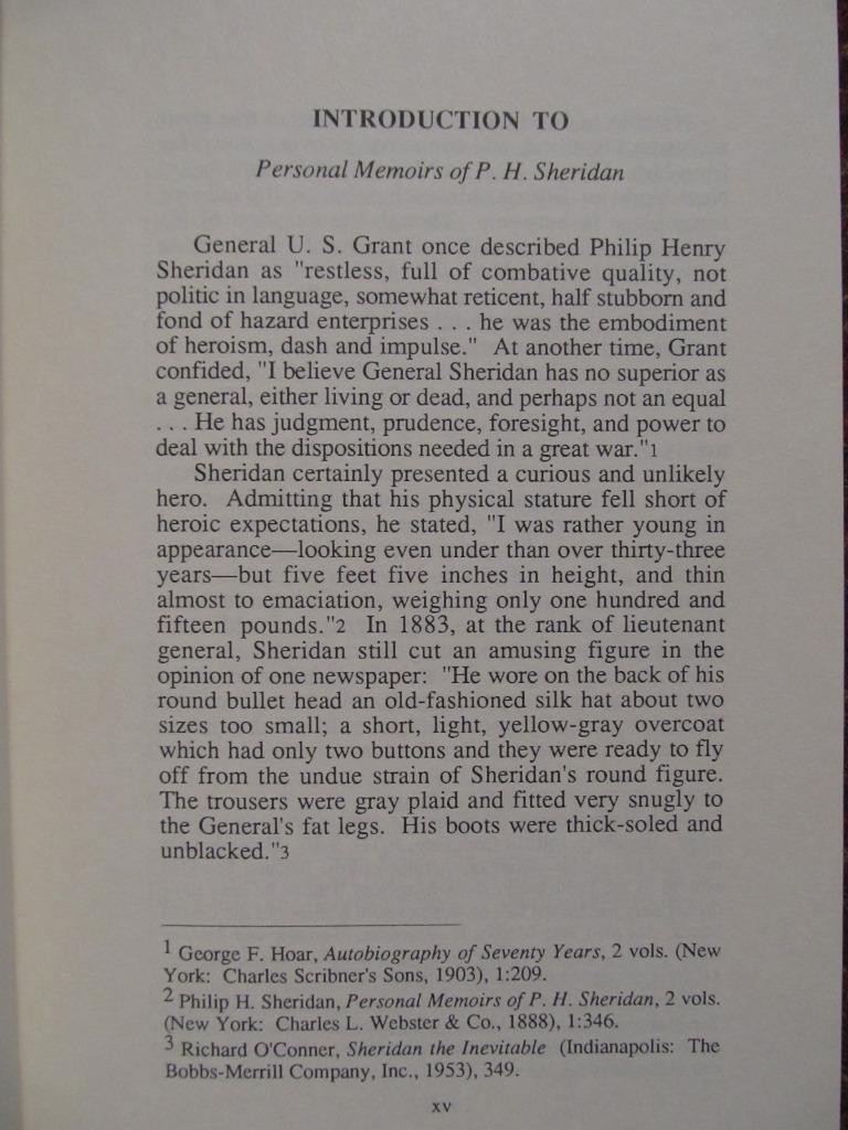 PERSONAL MEMOIRS OF GENERAL P. H. SHERIDAN – CIVIL WAR – BRAND NEW COMPLETE SET
