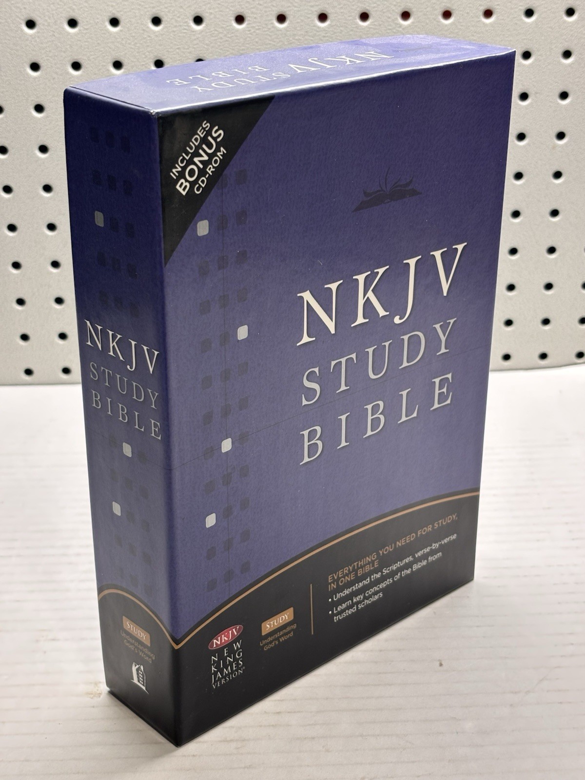 NEW NELSON’S NKJV STUDY BIBLE Black Bonded Leather 2885T ~ 2nd Ed 2007 Copyright