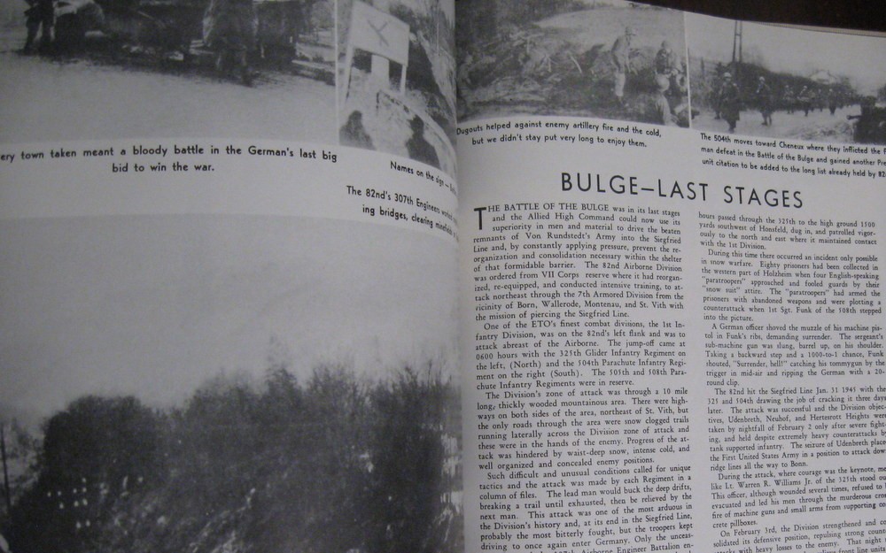 Saga of The All American – 82nd Airborne Division in World War II Unit History