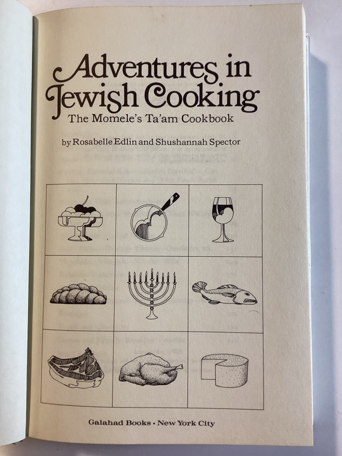 Adventures in Jewish Cooking: Momele’s Ta’am Cookbook – 1964 – Free Shipping