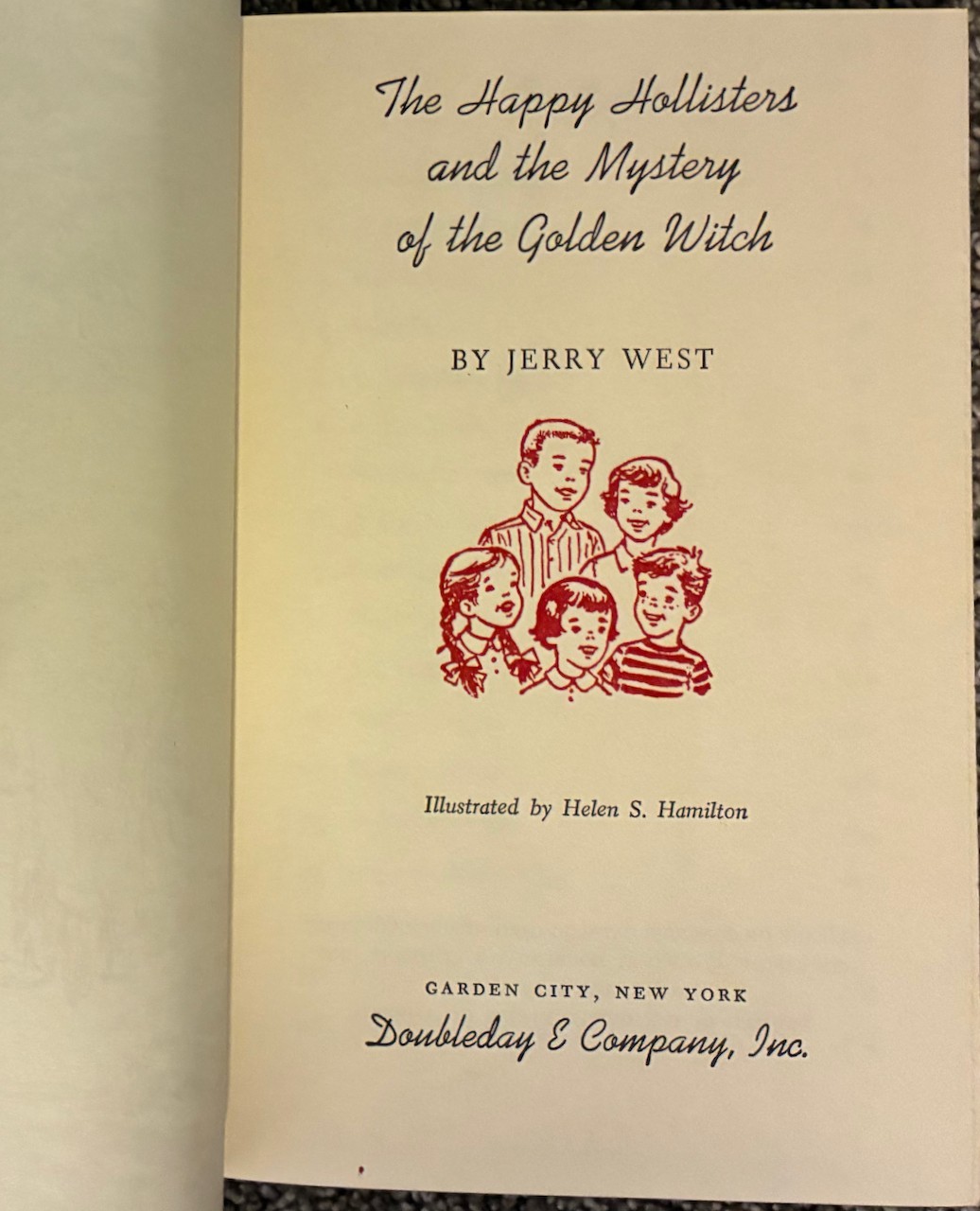 The Happy Hollisters Book Lot: Trading Post Old Clipper Ship Golden Witch HC VG+