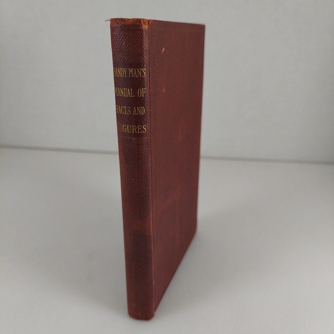 Handy Man’s Manual Of Facts And Figures James Milford The Christian Herald 1910