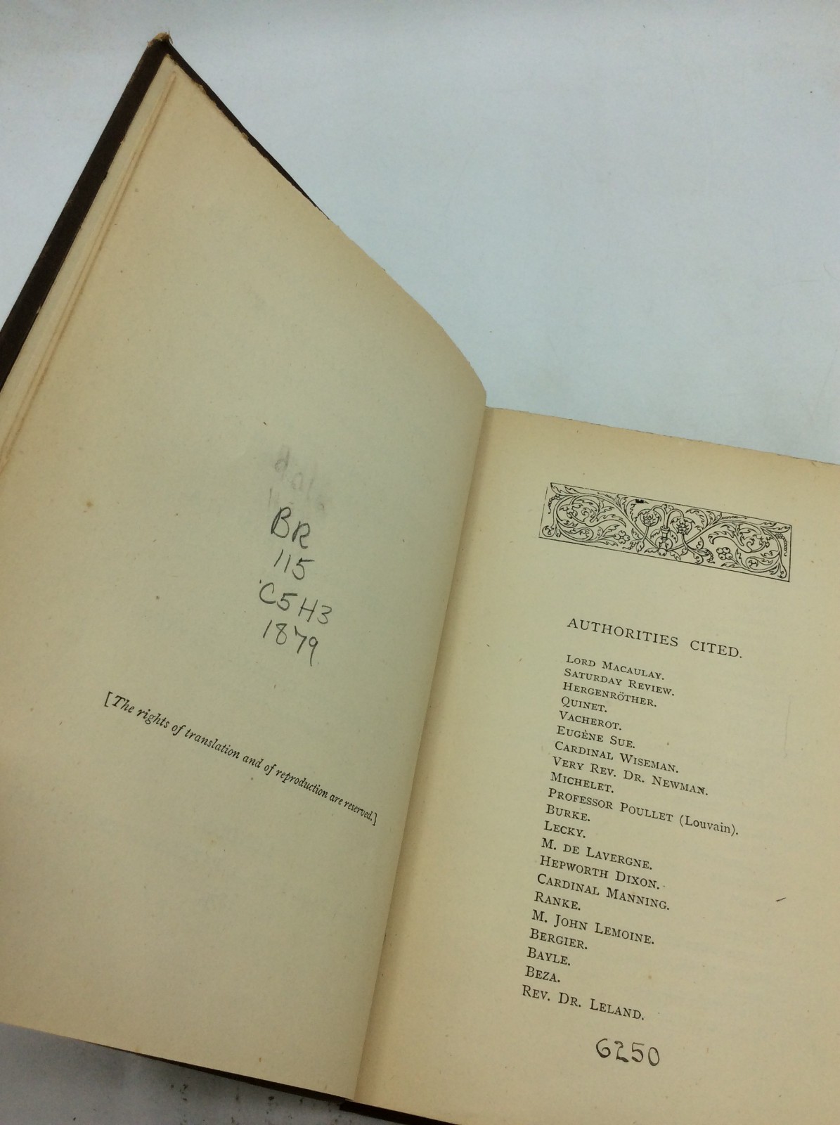 SOCIAL ASPECTS OF CATHOLICISM AND PROTESTANTISM – Henry Bellingham – 1879