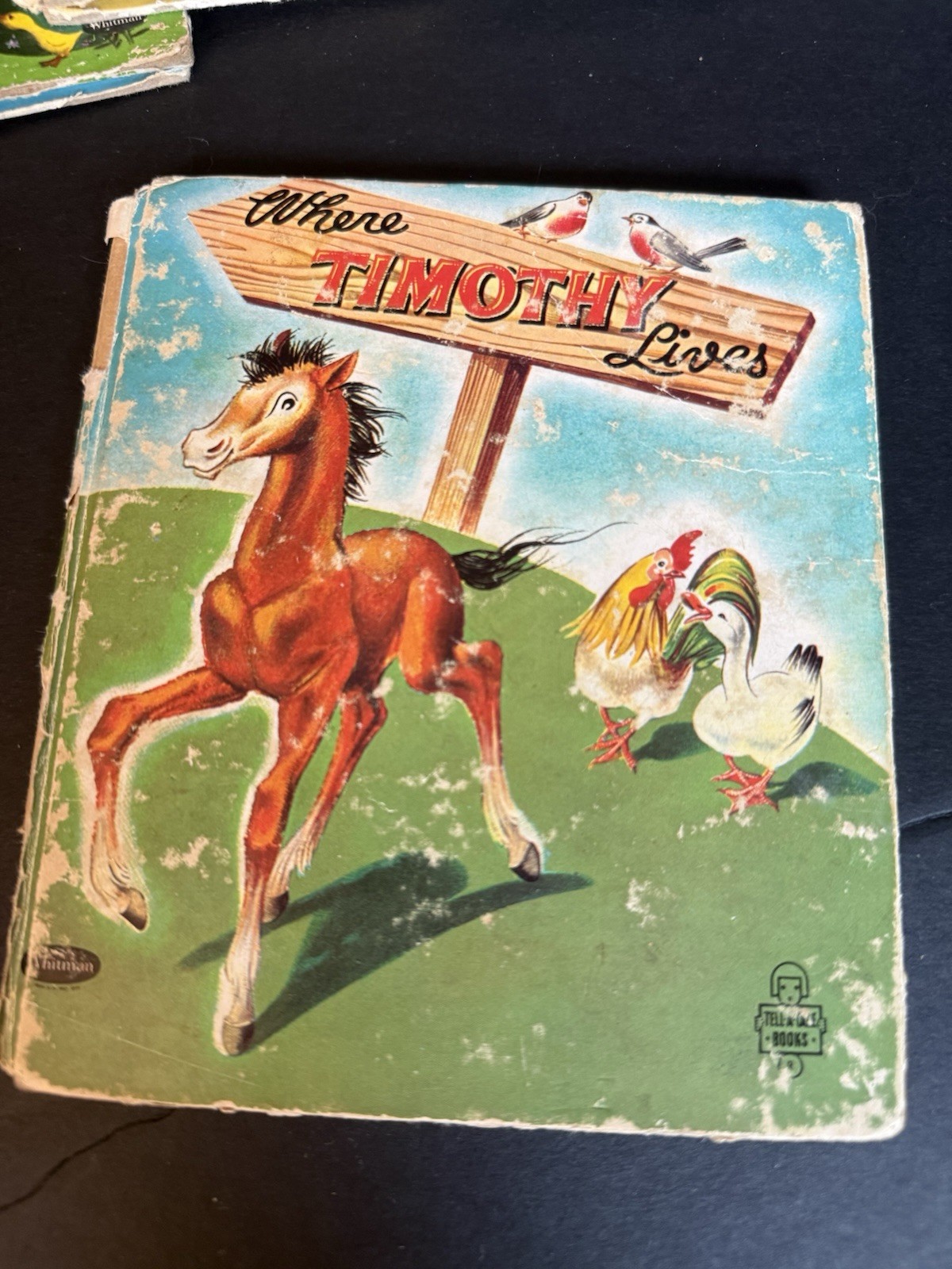 Lot of 8 Vintage 1950’s-60’s WHITMAN Tell-A-Tale Children’s Animal Books