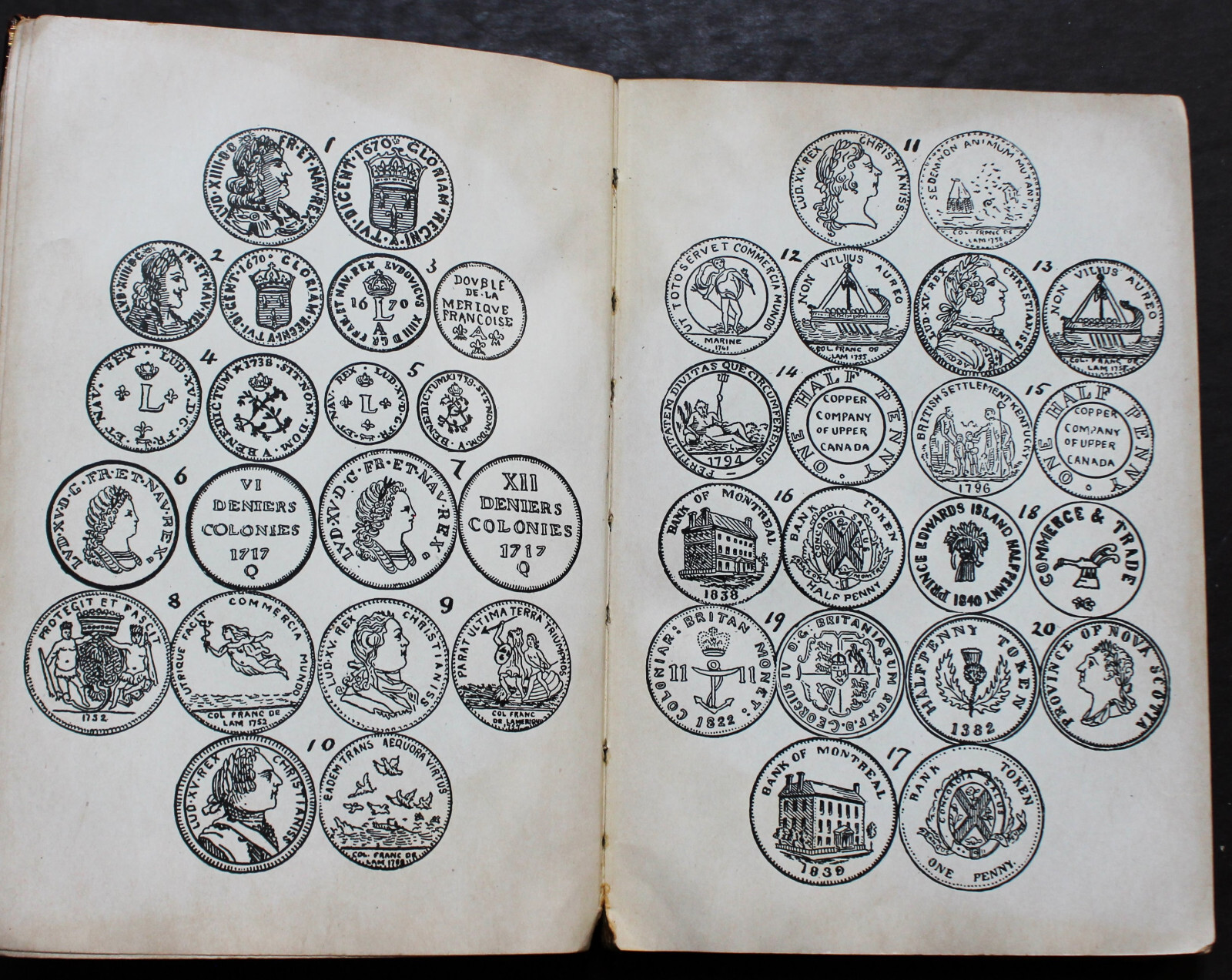 Rare Antique Old Custom Book Numismatic Manual 1902 Housed In Women Of England