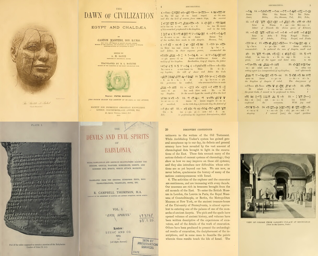 204 Books Ancient Mesopotamia Sumerians Chaldea Babylonia Assyria – Vol.2 on DVD