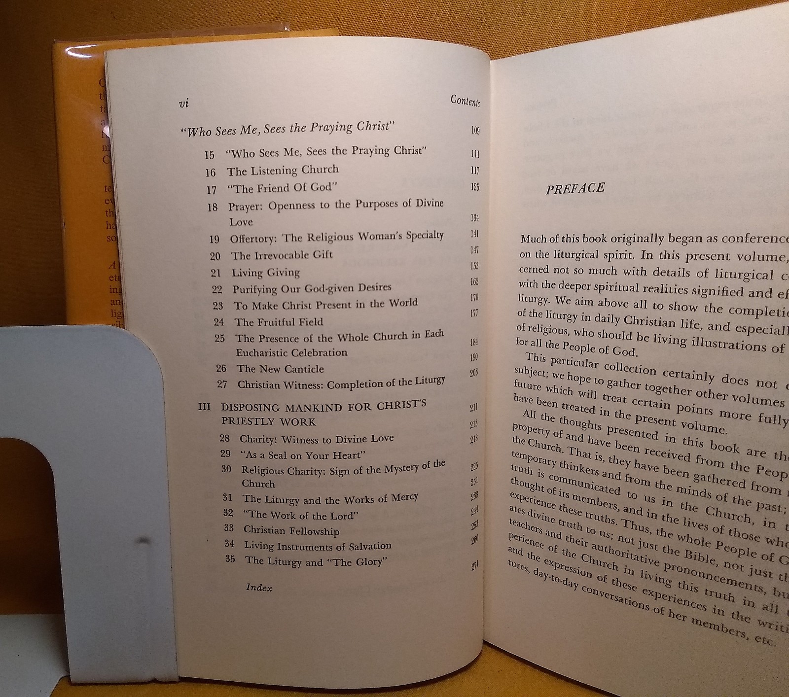 Religious Life A Living Liturgy Paul Hinnebusch 1965 HCDJ Prayer Sacrifice
