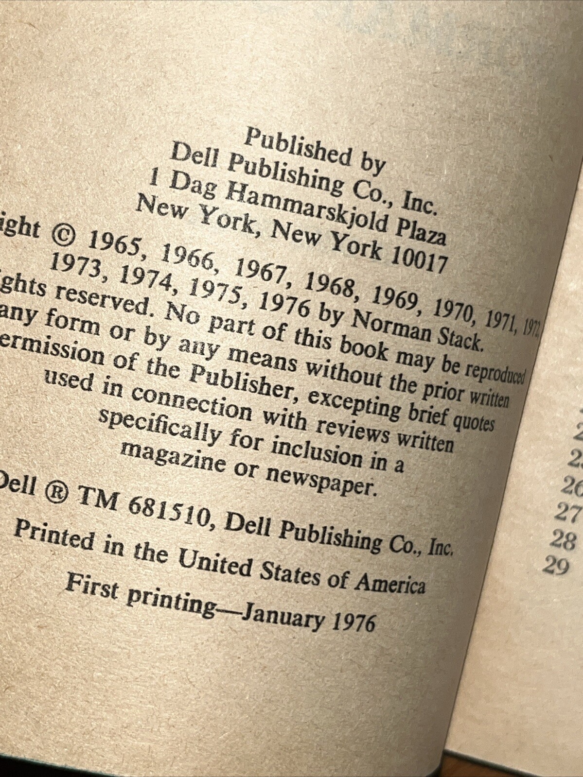 U.S. Coins of Value by Norman Stack New 1976 Prices Dell Paperback