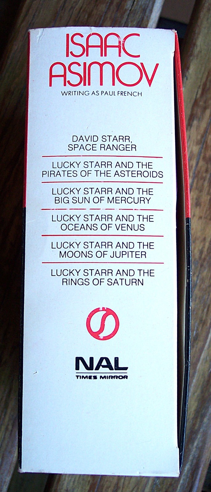 LUCKY STARR 6 Book Boxed Set Isaac Asimov as Paul French 1970s Sci-Fi