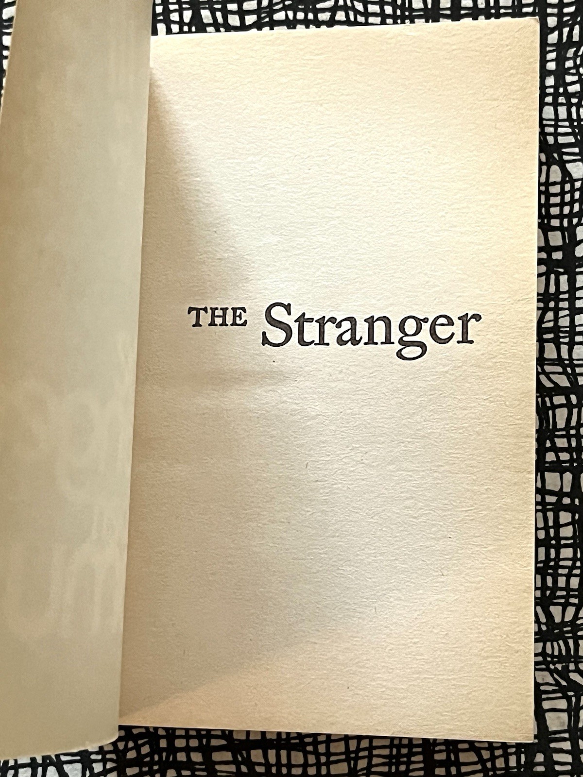 THE STRANGER ~ ALBERT CAMUS 1972 Vintage Books 30th Anniversary VG+ Philosophy