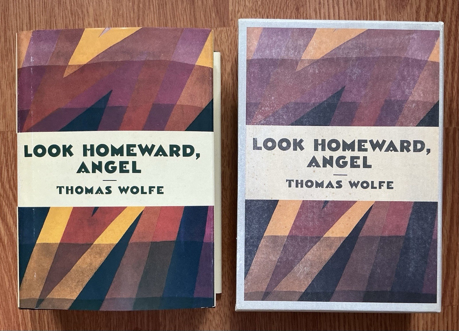 Look Homeward Angel THOMAS WOLFE 1st Edition FEL Facsimile Book HCDJ Slipcase