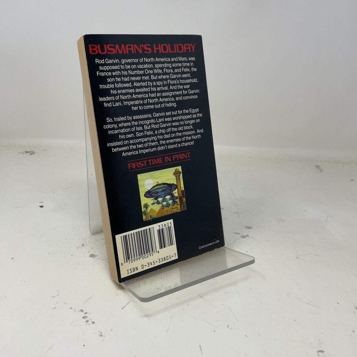 Operation Isis by E. Hoffman Price PB First Thus Like New 1987
