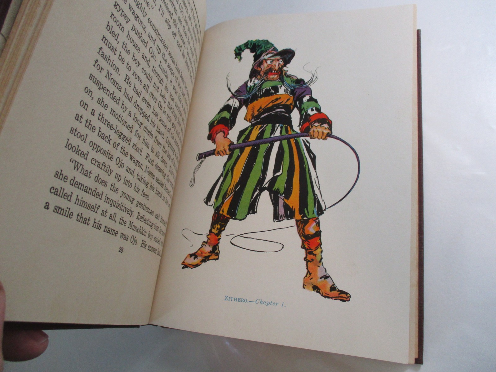 Ojo In Oz, L Frank Baum, Ruth Plumly Thompson, 1st Edition, 12 Color Plates, DJ