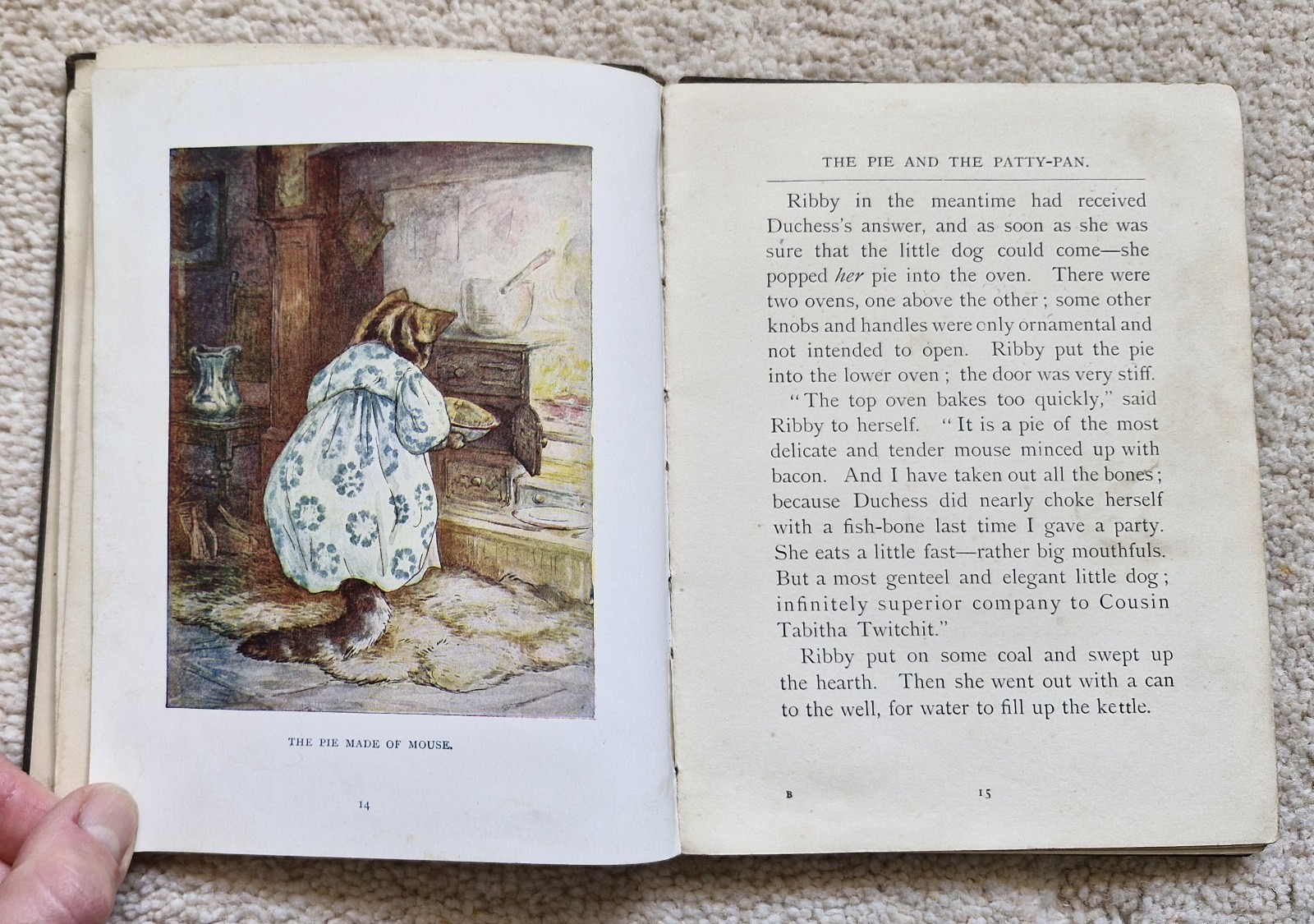 The Pie And The Patty-Pan By Beatrix Potter, 1st Edition, 1905, Frederick Warne