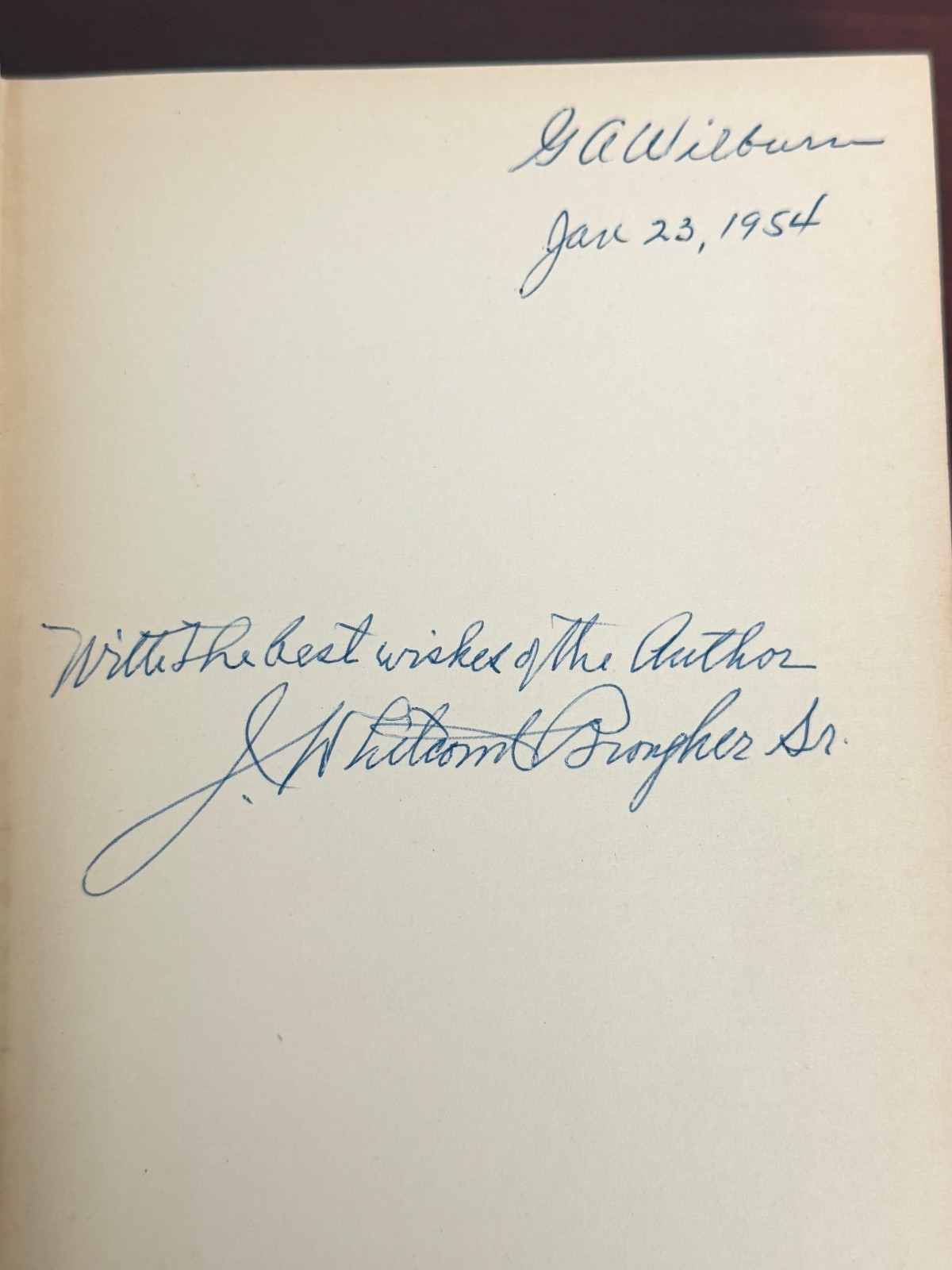 Life and Laughter James Whitcomb Brougher 1952 HC/DJ 1st Ed 4th Print *SIGNED*