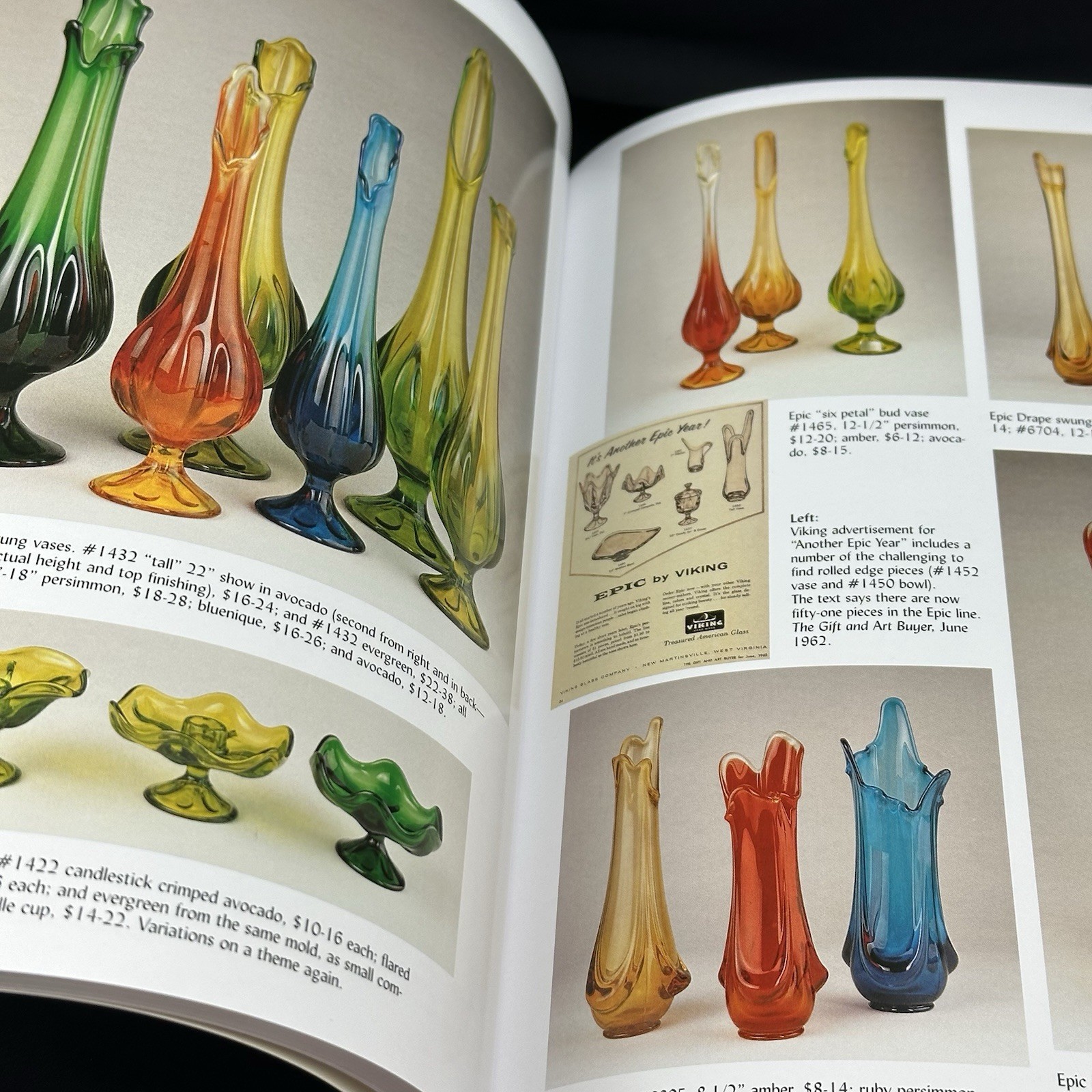 VIKING GLASS 1944-1970 (SCHIFFER BOOK FOR COLLECTORS) Dean Six * NEW * IN HAND