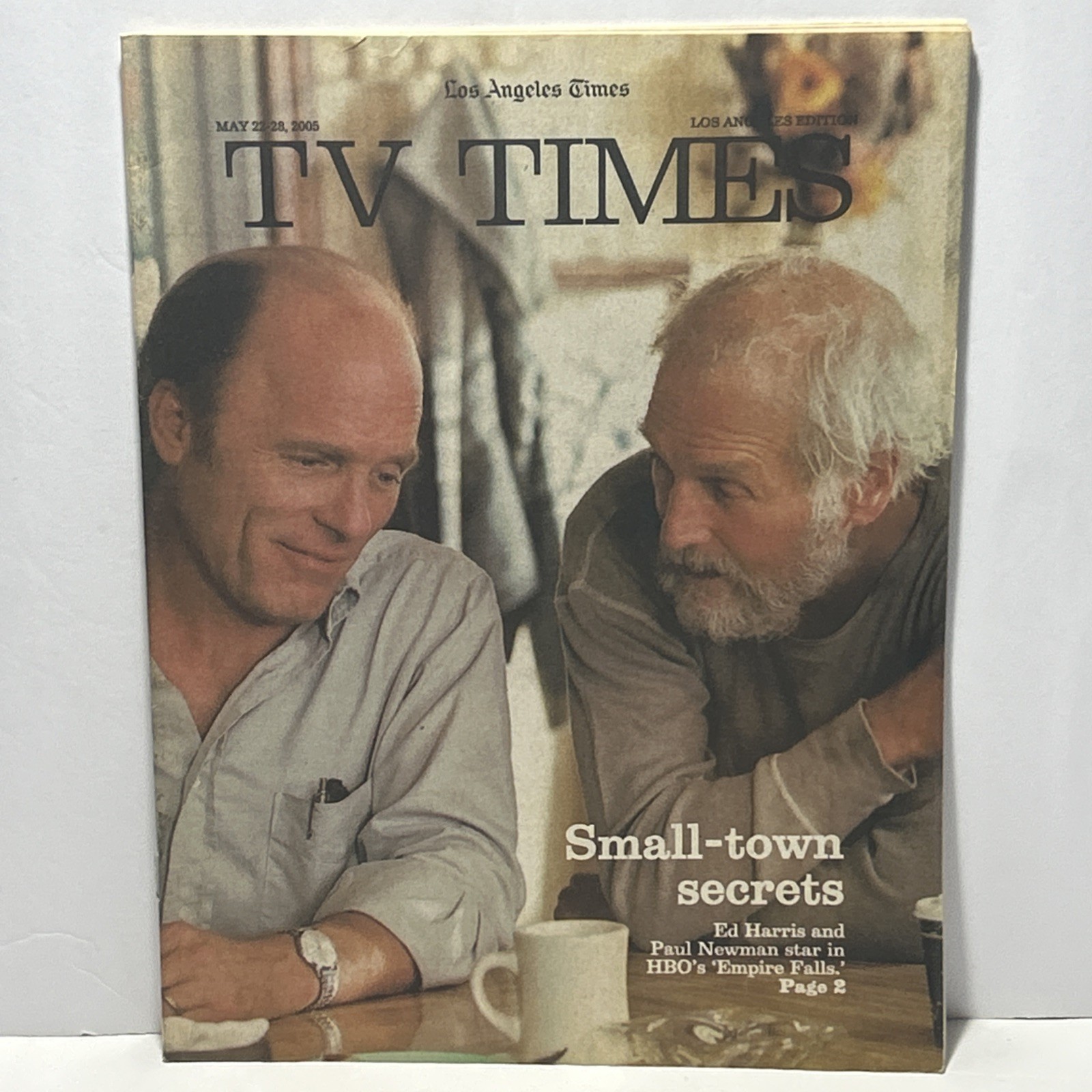 May 22, 2005 Ed Harris PAUL NEWMAN Empire Falls HBO LA TV Times Regional Guide
